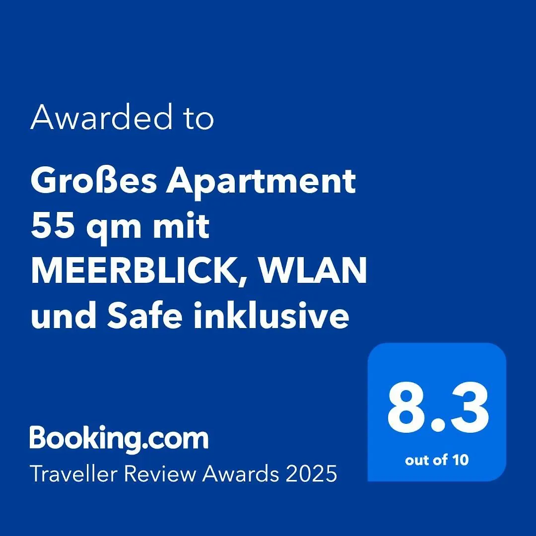 Grosses Apartment 55 Qm Mit Meerblick, Wlan Und Safe Inklusive Солнечный берег